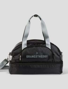 Orangetheory Fitness Black Duffle Gym Bag with Shoe Compartment